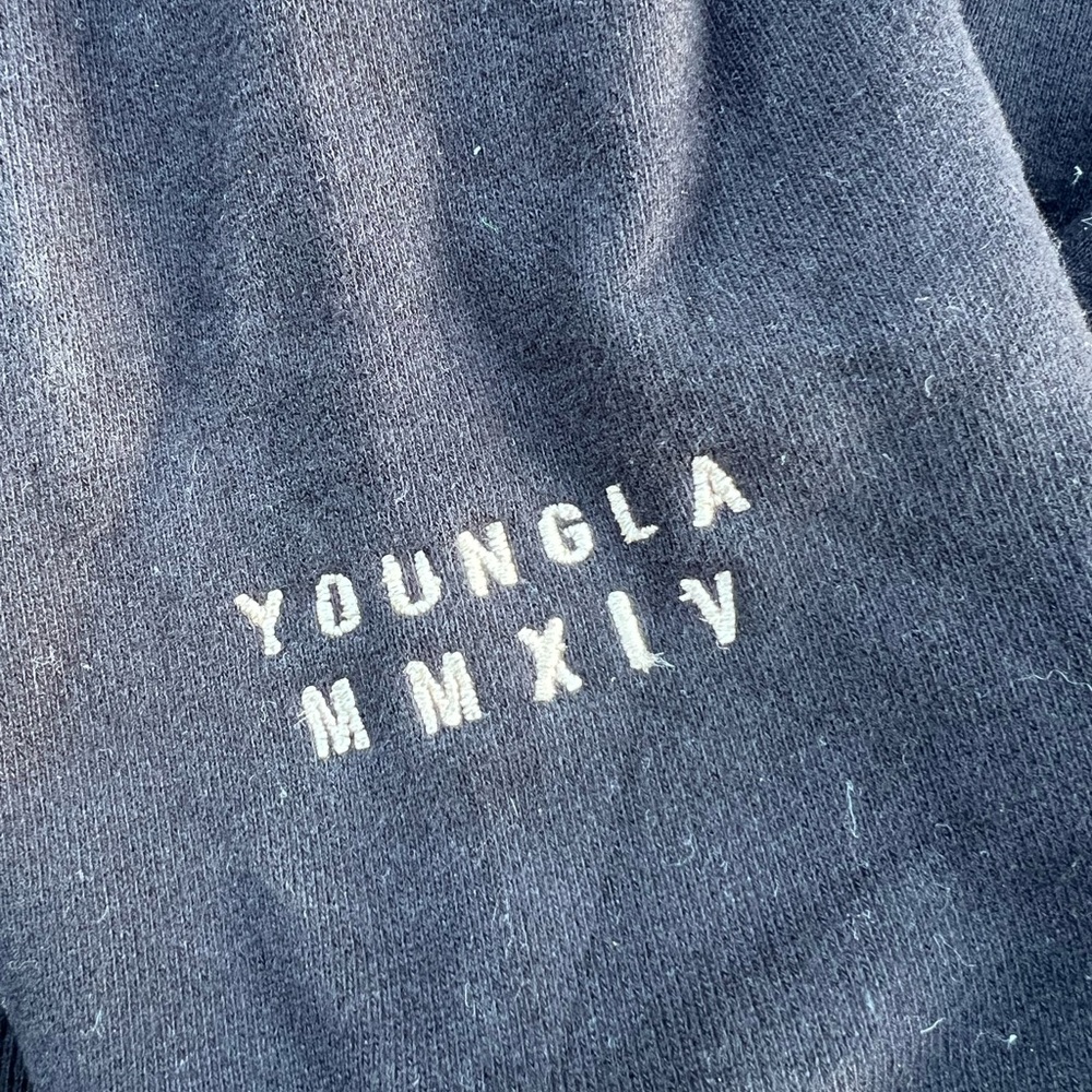 Youngla half zip-up sweatshirt